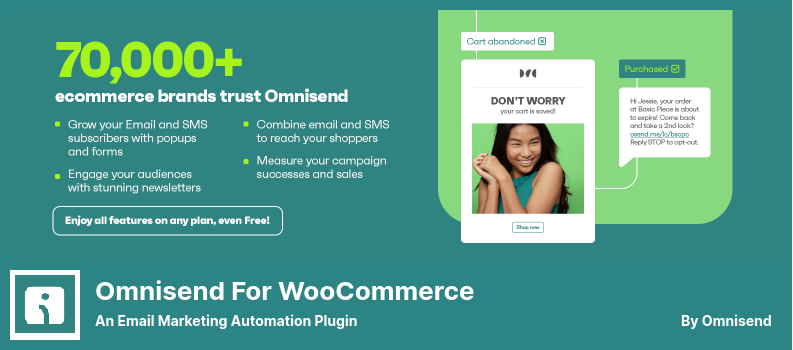 Wtyczka Omnisend dla WooCommerce — wtyczka do automatyzacji marketingu e-mailowego