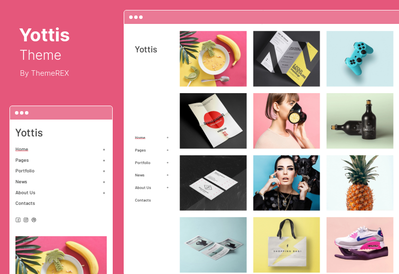 Yottis Theme - Тема WordPress для личного творческого портфолио