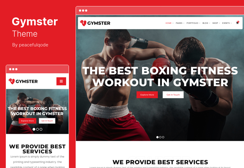 Tema Gymster - Tema WordPress para academia de ginástica