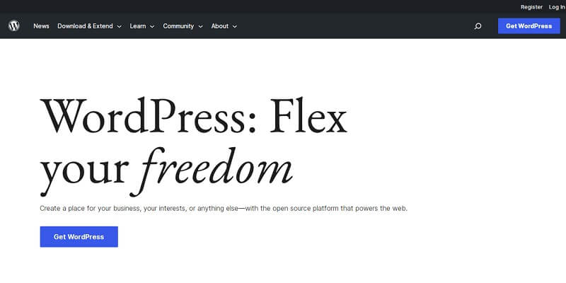 WordPress Free Tool To Build Your Website