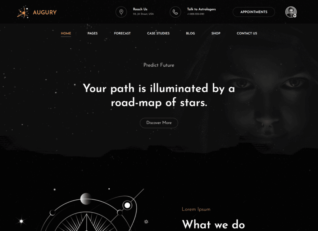 Augur | WordPress-Theme für Horoskop und Astrologie