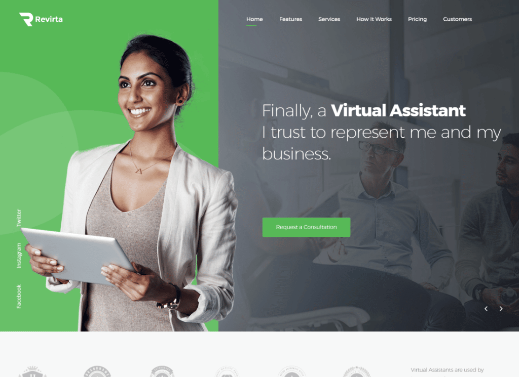 Revirta | Asisten Virtual Pribadi & Tema Sekretaris WordPress