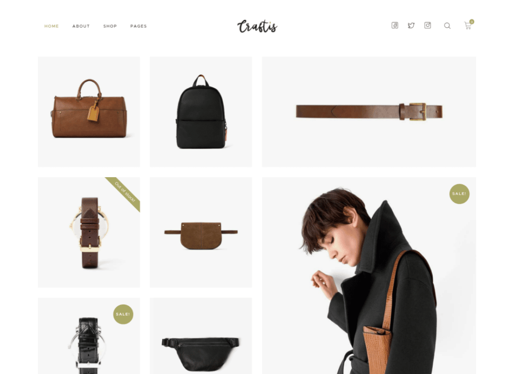 Craftis - Thème WordPress fait main, artisanal et artisanal pour les créatifs