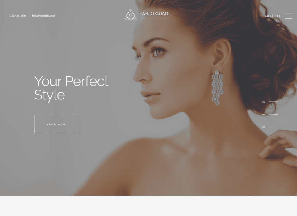 Pablo Guadi - 寶石設計師和手工製作的珠寶網上商店 WordPress 主題