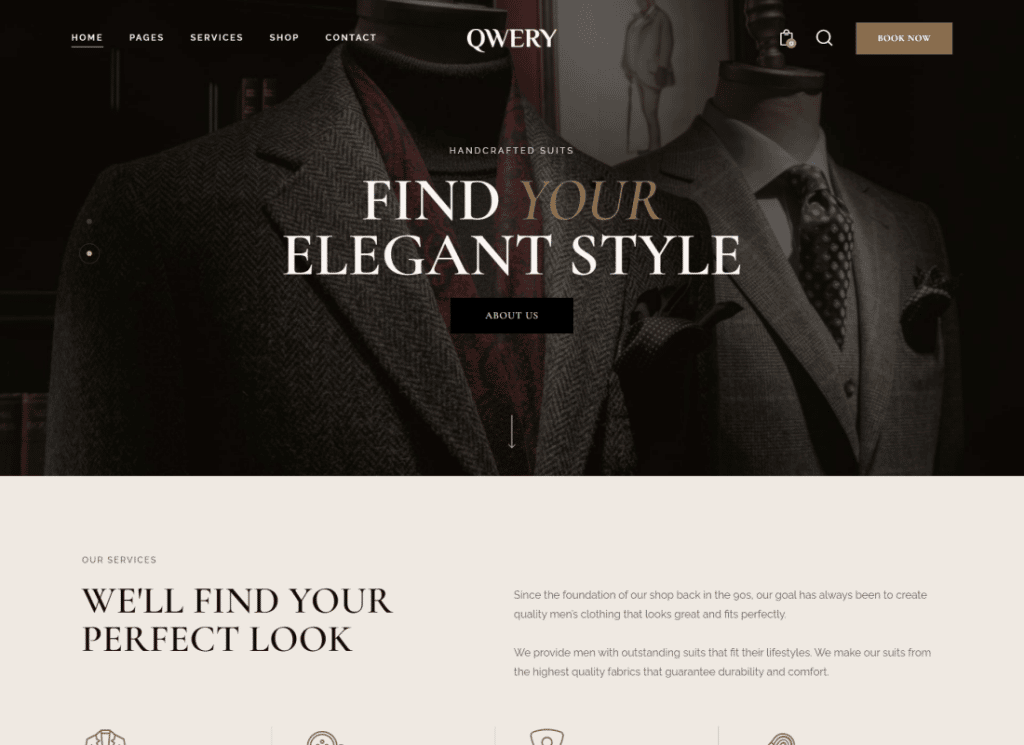 Qwery - Tema multiusos de WordPress y WooCommerce para empresas