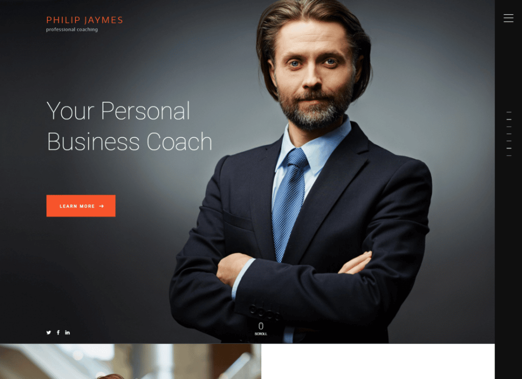 PJ - Thème WordPress pour le coaching de vie et d'affaires