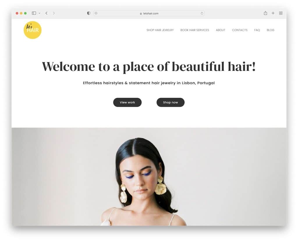 les hair zyro site-ul web