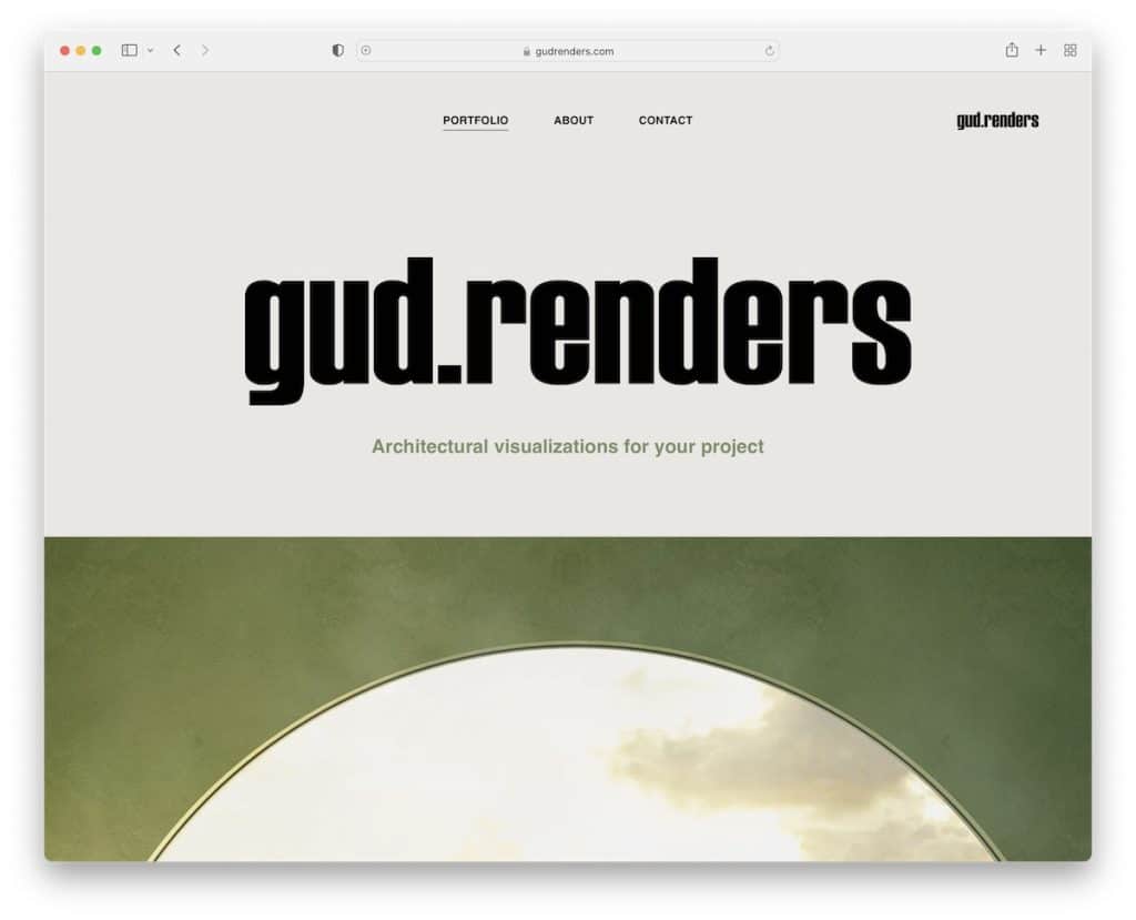 gud rendert die Zyro-Website