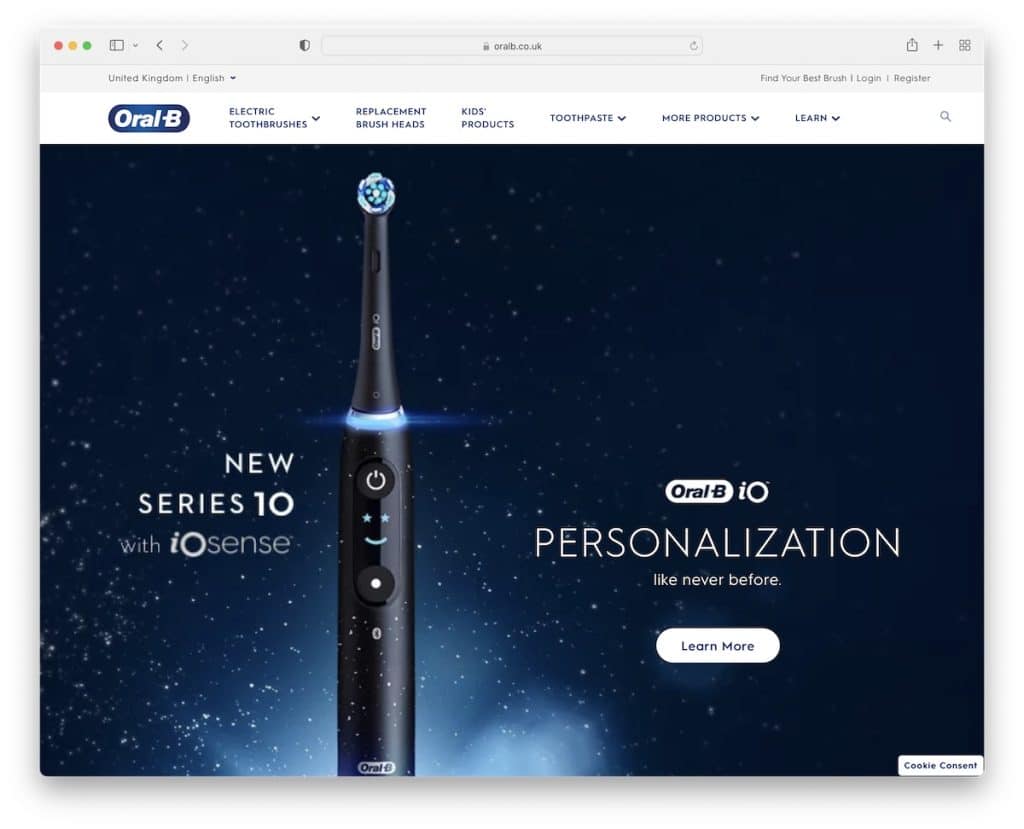 oral-b bigcommerce 网站