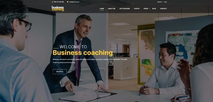 coaching an outstanding theme of the best wordpress themes for coaching business