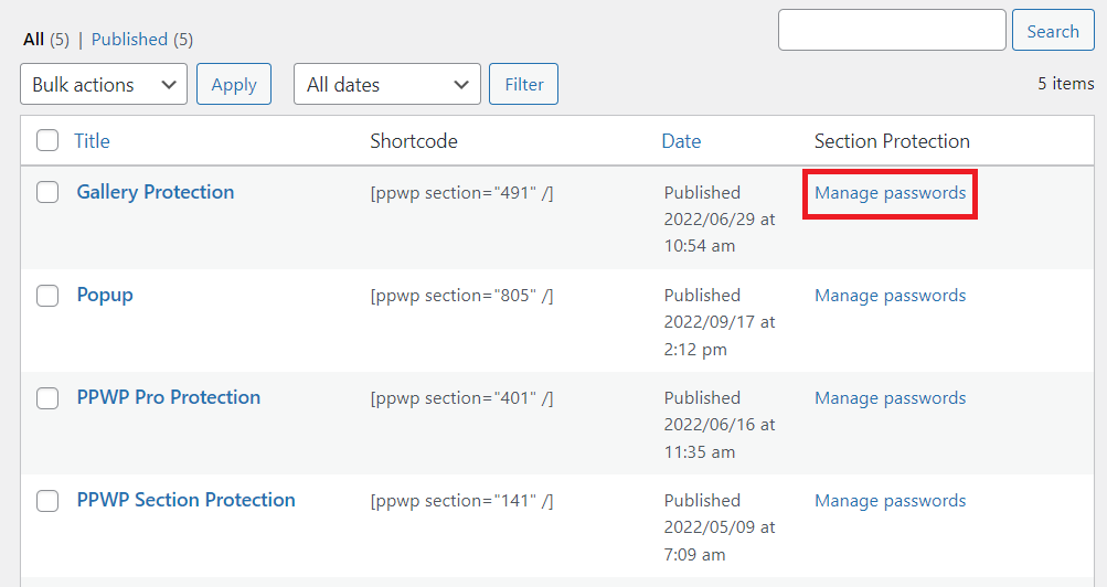 ppwp-manage-password-protected-section-wordpress