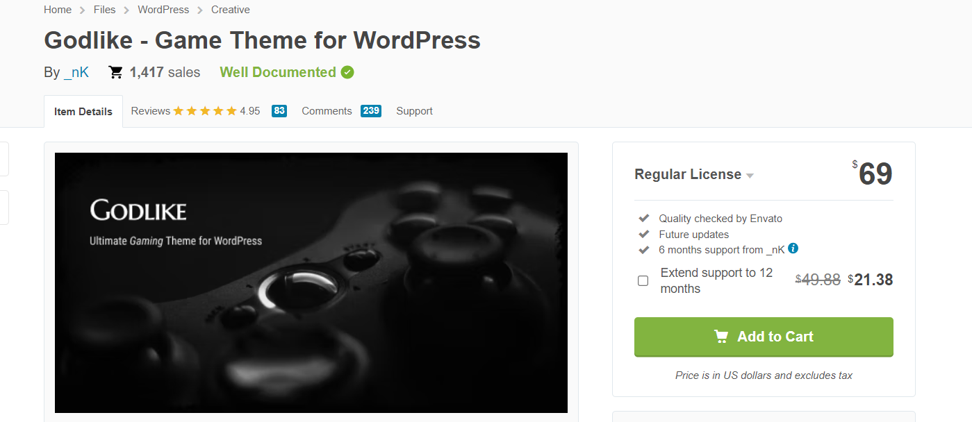 ธีม WordPress ของ Board Games Club