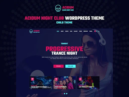 Tema WordPress Klub Malam Terbaik