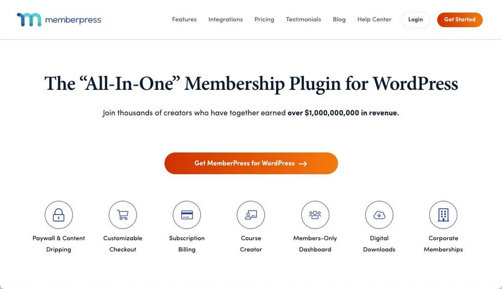 Memberpress-Homepage