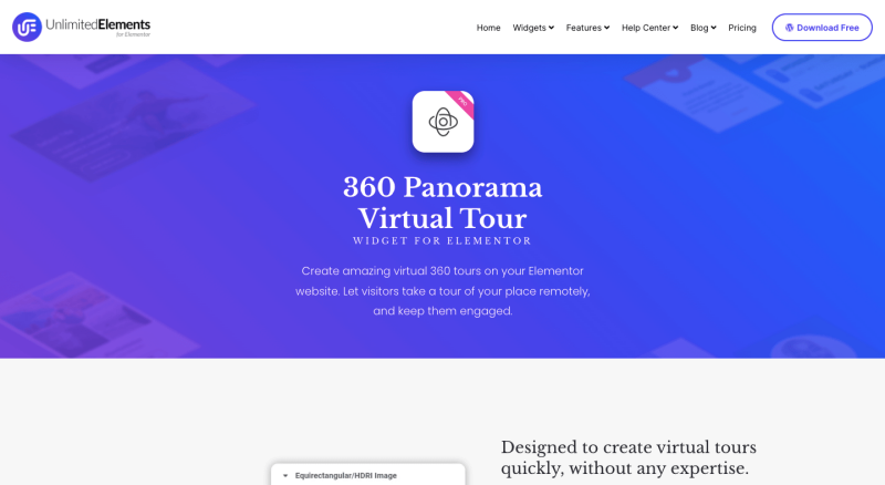 360-panorama-per-elementor