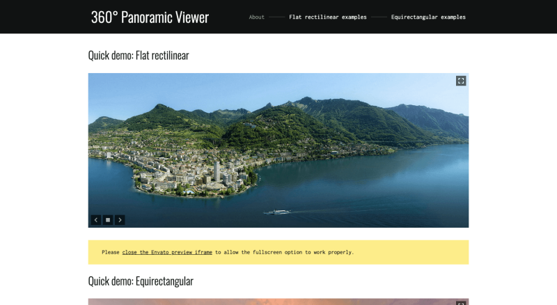 visualizzatore di immagini panoramiche