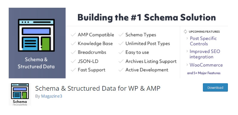 Schema and Structured Data for WP & AMP