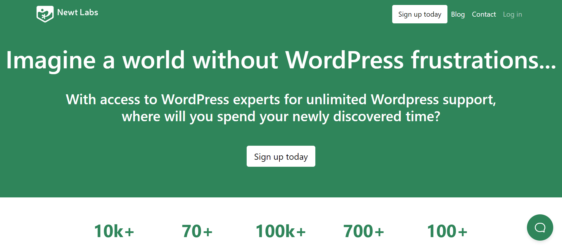 บริการ WordPress ของ Newt Labs