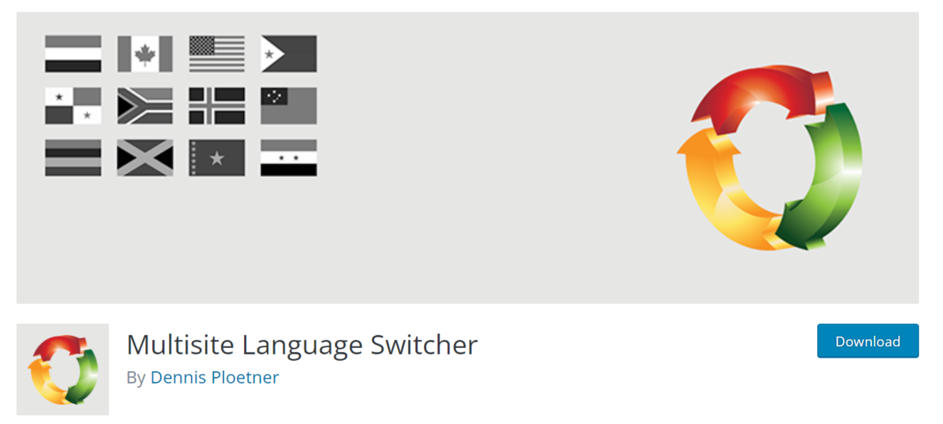 Plug-in de changement de langue multisite