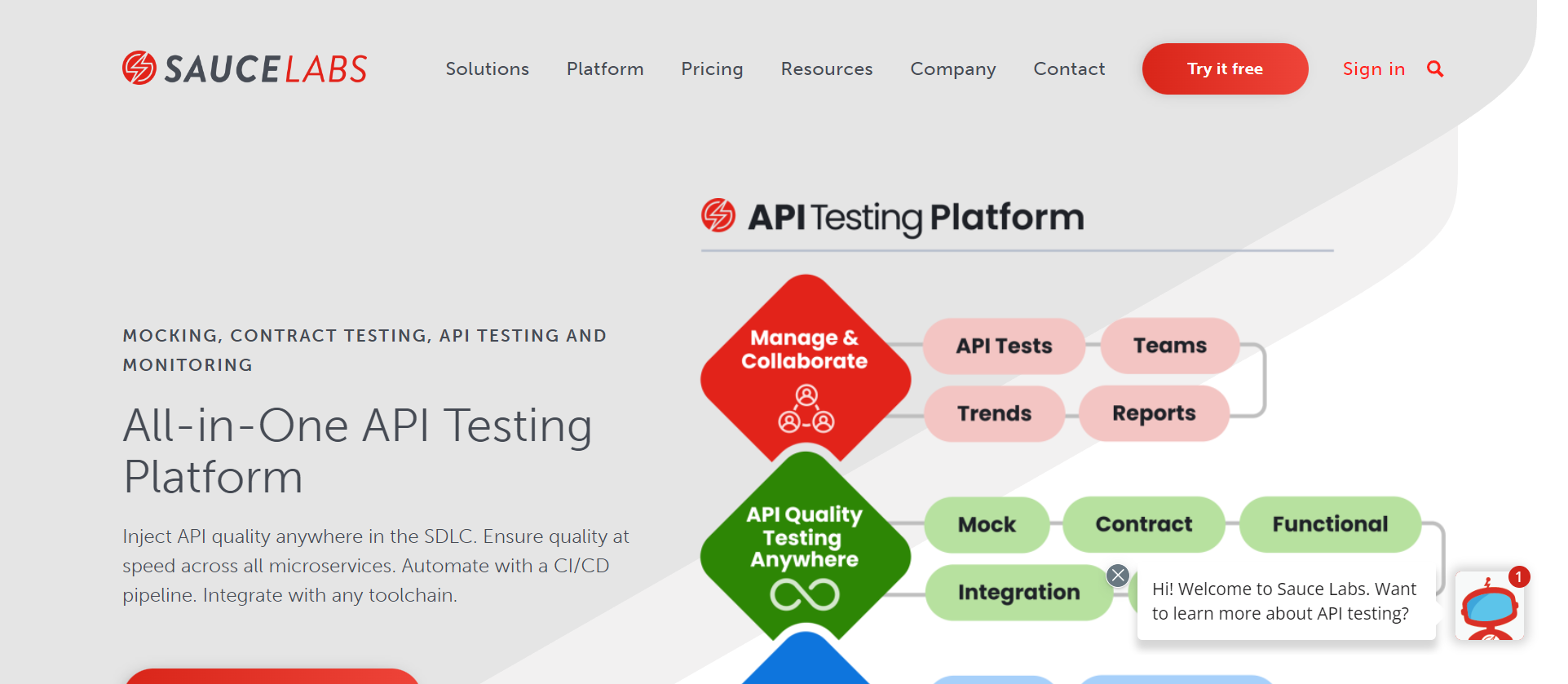 Sauca Labs API aracı