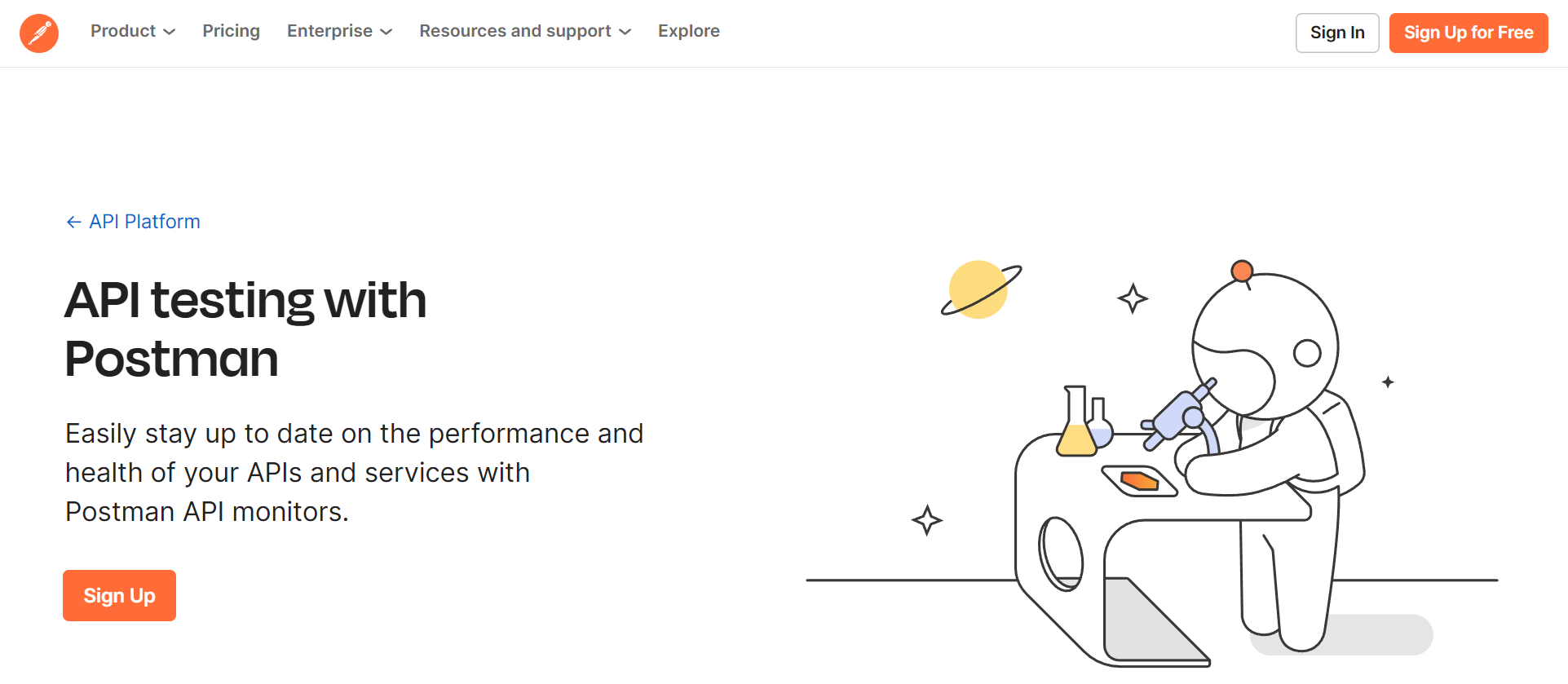 Instrument API Postman