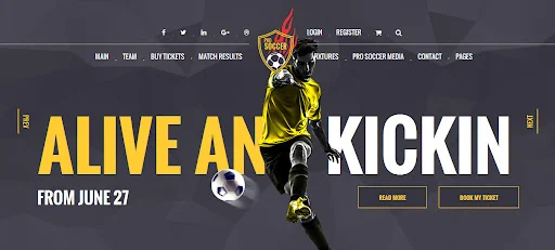 Thèmes WordPress pour le football et le football