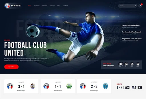 Thèmes WordPress pour le football et le football