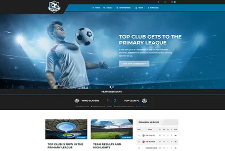 Temi WordPress di calcio e calcio