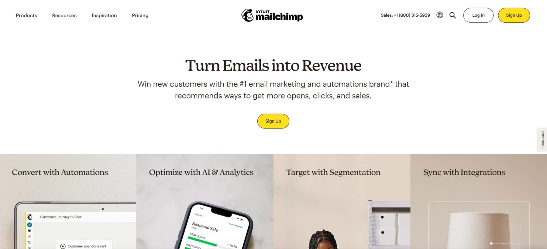 Platforma e-mail i marketingowa Mailchimp