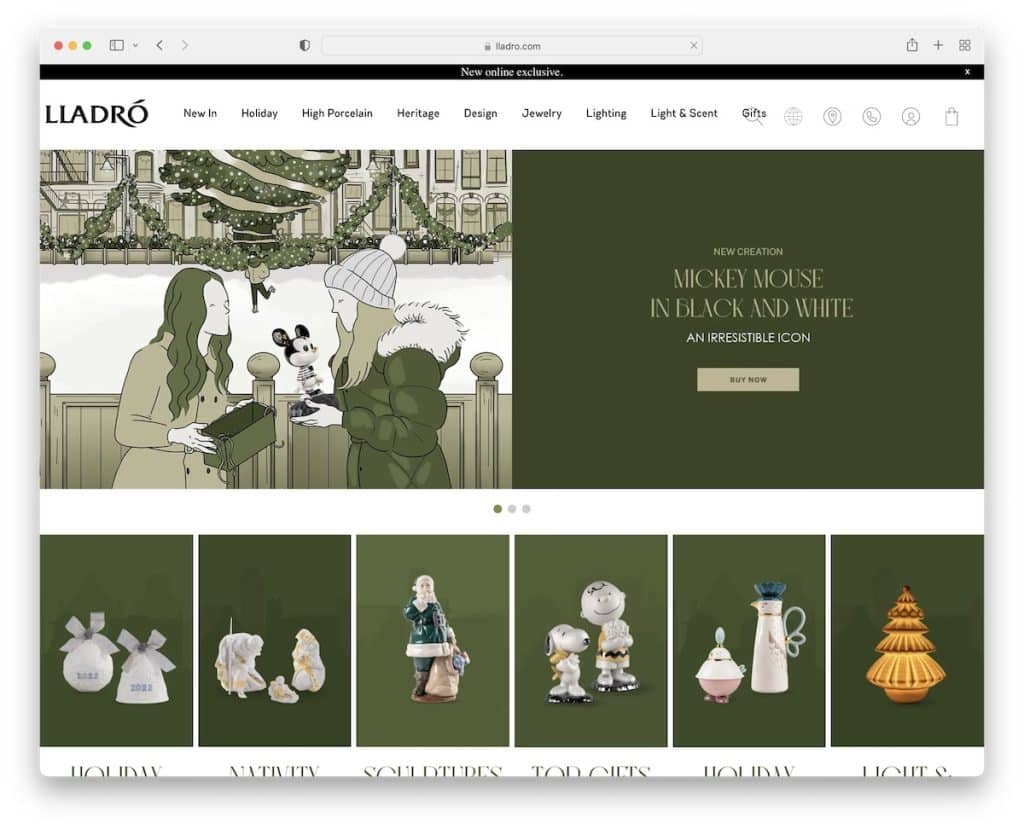 site lladro magento