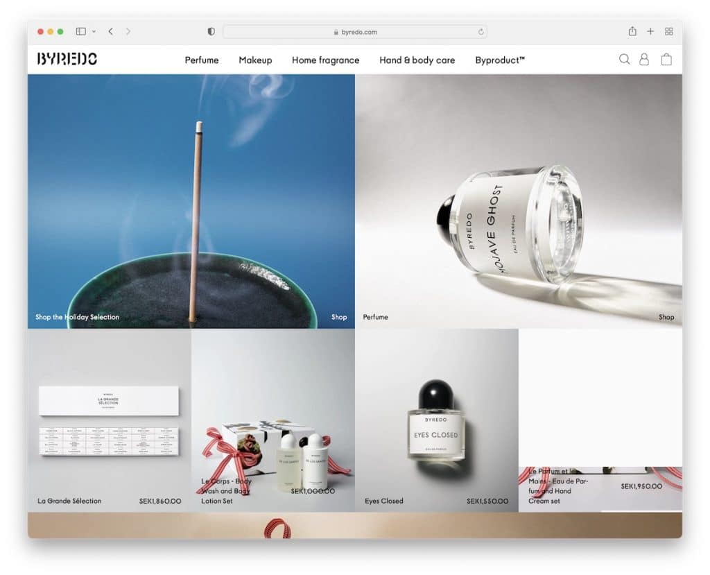 situs web byredo magento