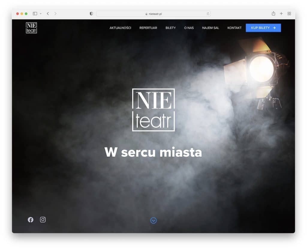 web del teatro nieteatr