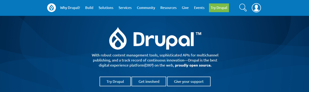 Drupal-Homepage