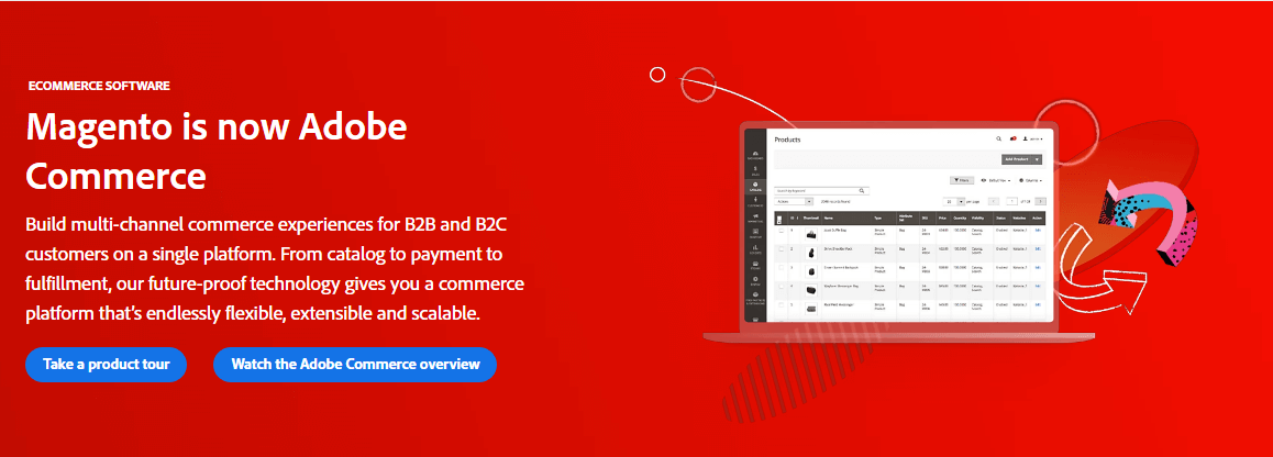 Adobe Commerce-Homepage