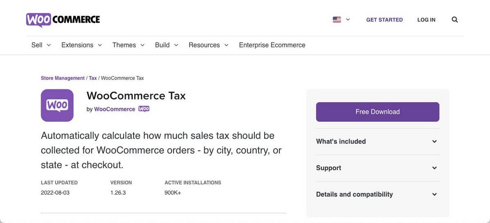 WooCommerce 税收扩展