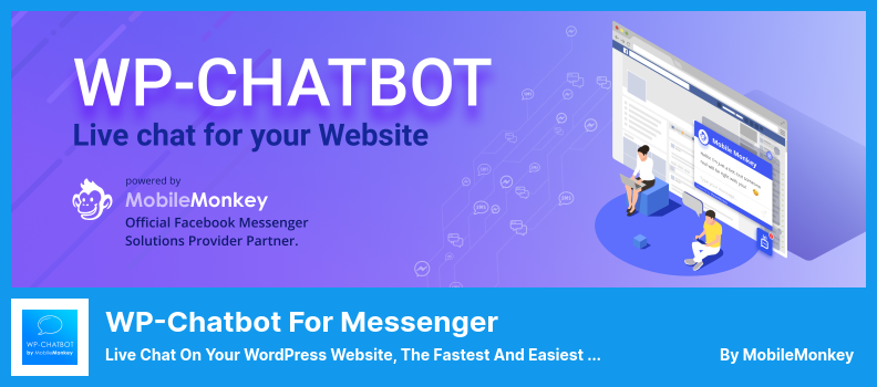 Plugin WP-Chatbot pour Messenger - Chat en direct sur votre site WordPress, le moyen le plus rapide et le plus simple