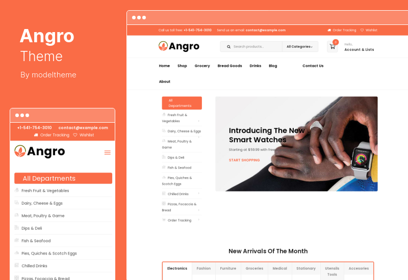 Tema Angro - WooCommerce B2B e tema WordPress all'ingrosso