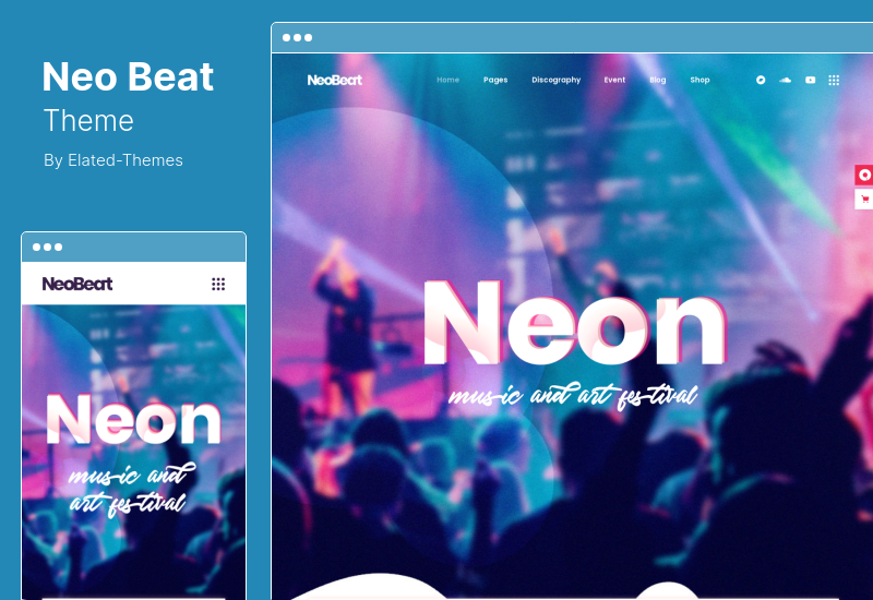 NeoBeat Teması - Müzik WordPress Teması