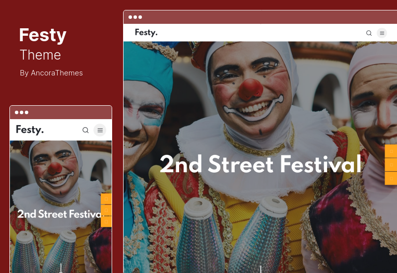 Festy Theme - Tema Parkı, Sirk ve Festival WordPress Teması