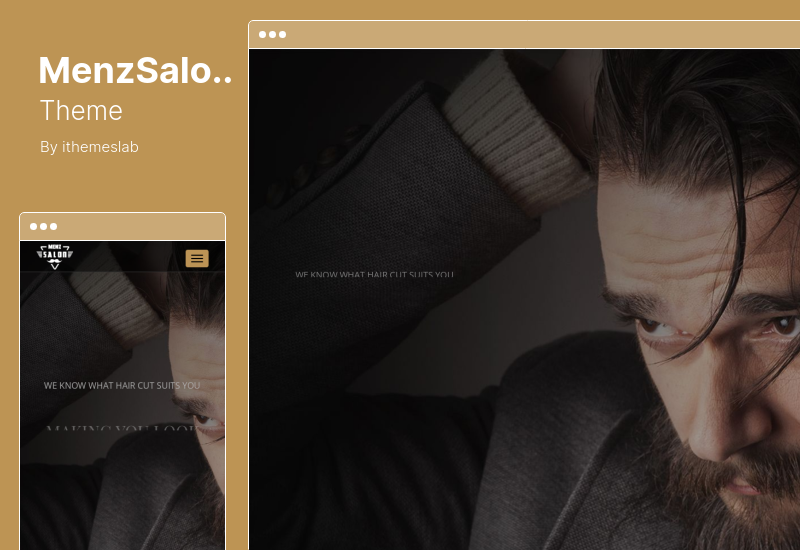 MenzSalon Teması - Berber Salonu WordPress Teması