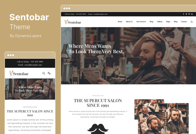 Sentobar Teması - Berber WordPress Teması