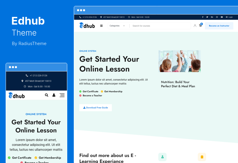 ธีม Edhub - ธีม WordPress เพื่อการศึกษา