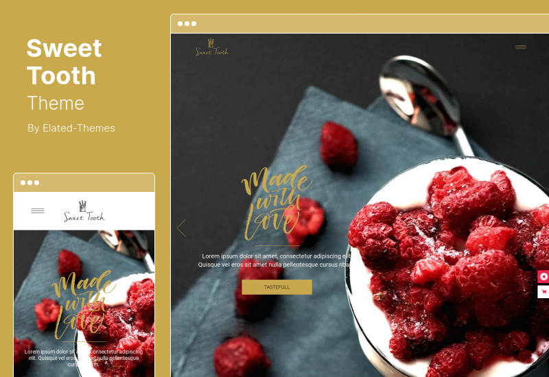 Tema Sweet Tooth - Tema WordPress Delicious Cake Shop