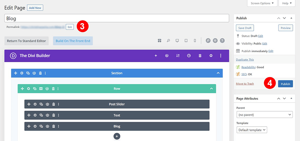 Ricordati di cambiare i tuoi permalink dopo aver duplicato una pagina!