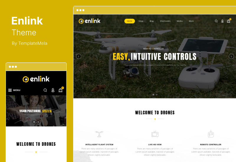 ธีม Enlink - ธีม WooCommerce ผลิตภัณฑ์เดียว