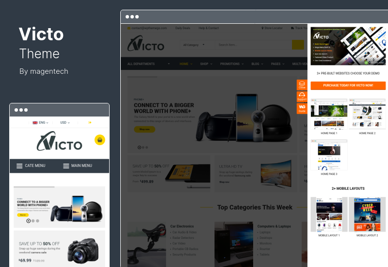 Tema Victo - Tema WordPress Digital Marketplace