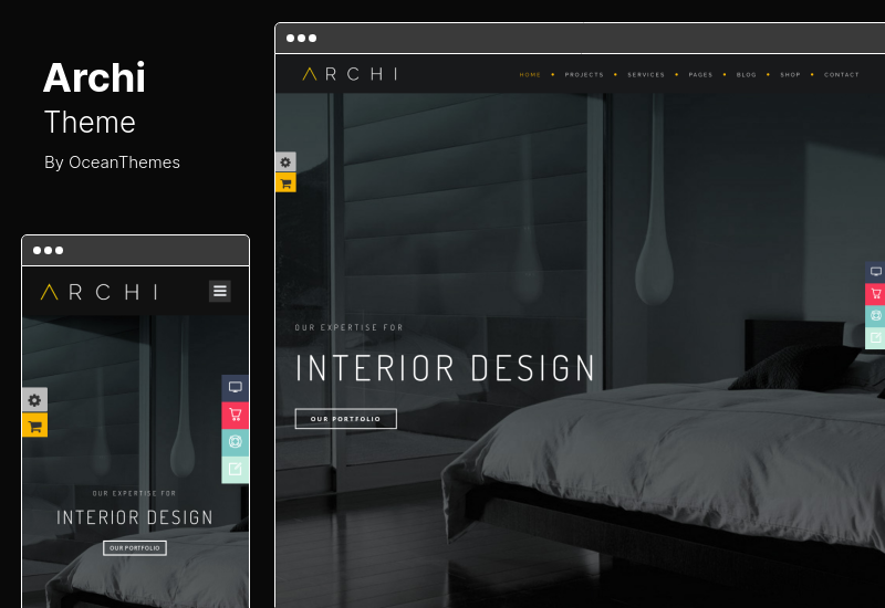 Archi Theme - ธีม WordPress ออกแบบตกแต่งภายใน