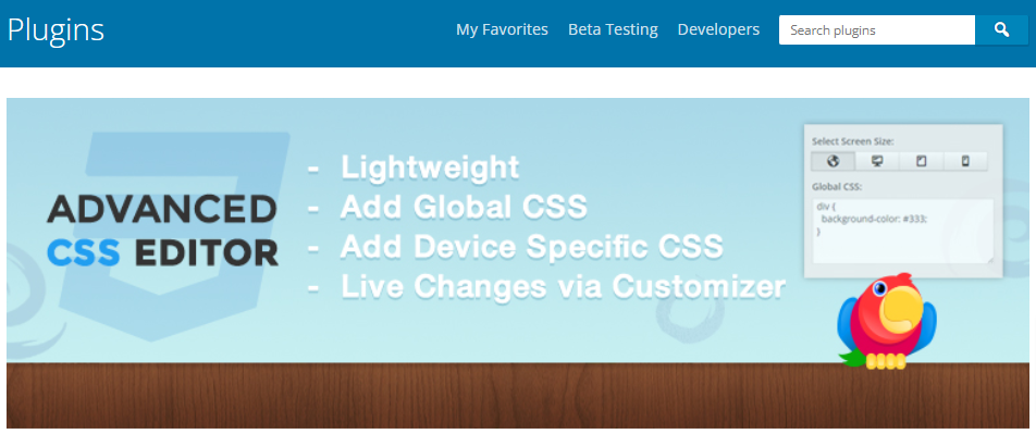 WP เพิ่ม CSS แบบกำหนดเอง - ปลั๊กอินเพิ่มโค้ด CSS แบบกำหนดเอง