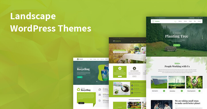 temas de paisaje de WordPress