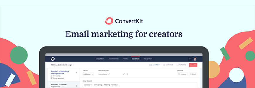 ConvertKit - أفضل مكون إضافي للرسائل الإخبارية لـ WordPress